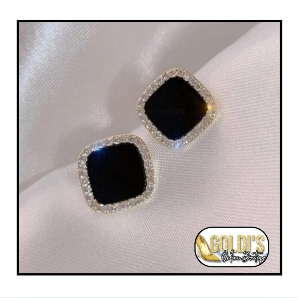 💗Rhinestone Stud Earrings!